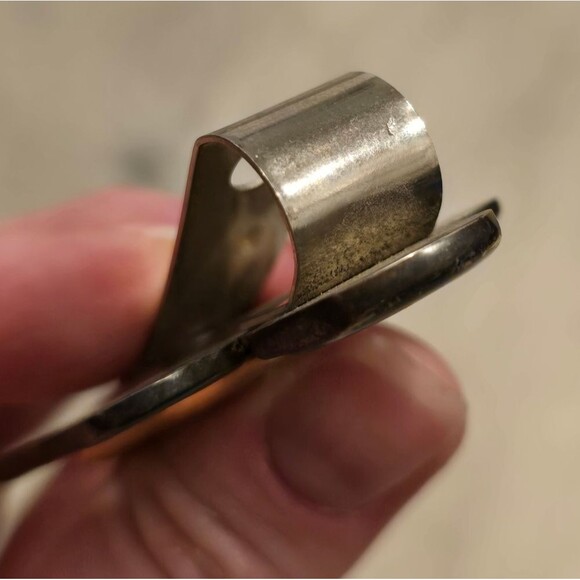 Vintage Metal Angel Money Clip Holder Angels Shall Guard Tree - Picture 6 of 9